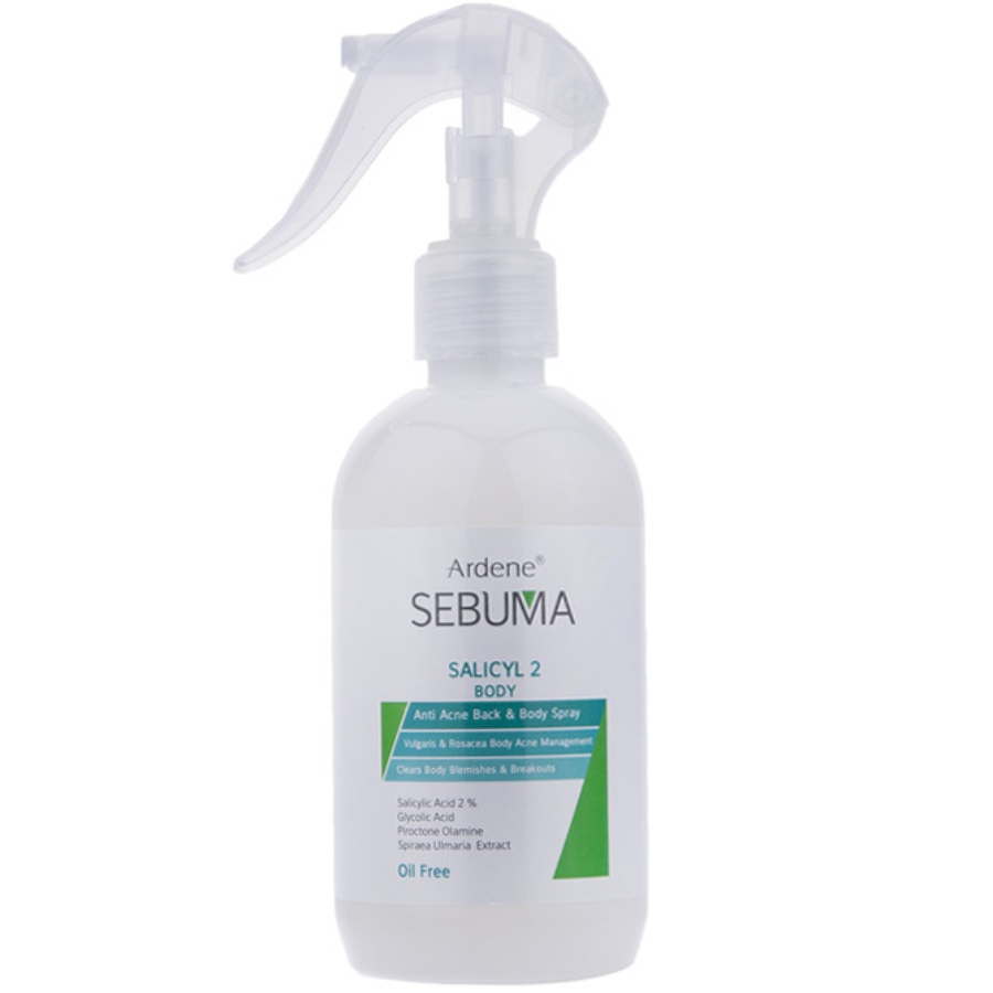 اسپری ضد جوش بدن Salicyl2 آردن سبوما 250ml
