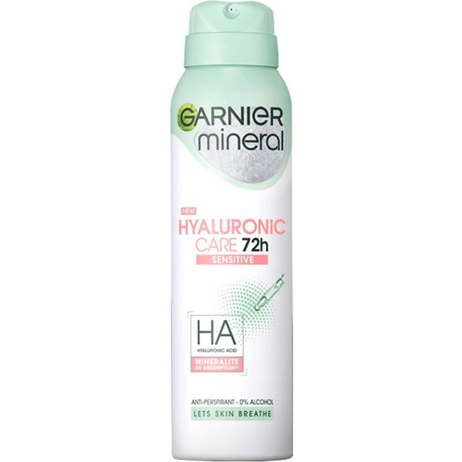 اسپری ضد تعریق زنانه 72 ساعته Hyaluronik گارنیه 150ml