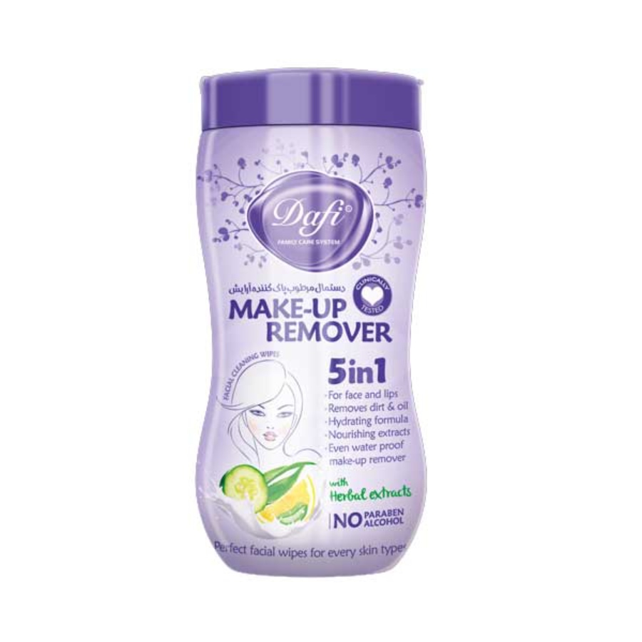دستمال مرطوب پاک کننده آرایش دافی انواع پوست