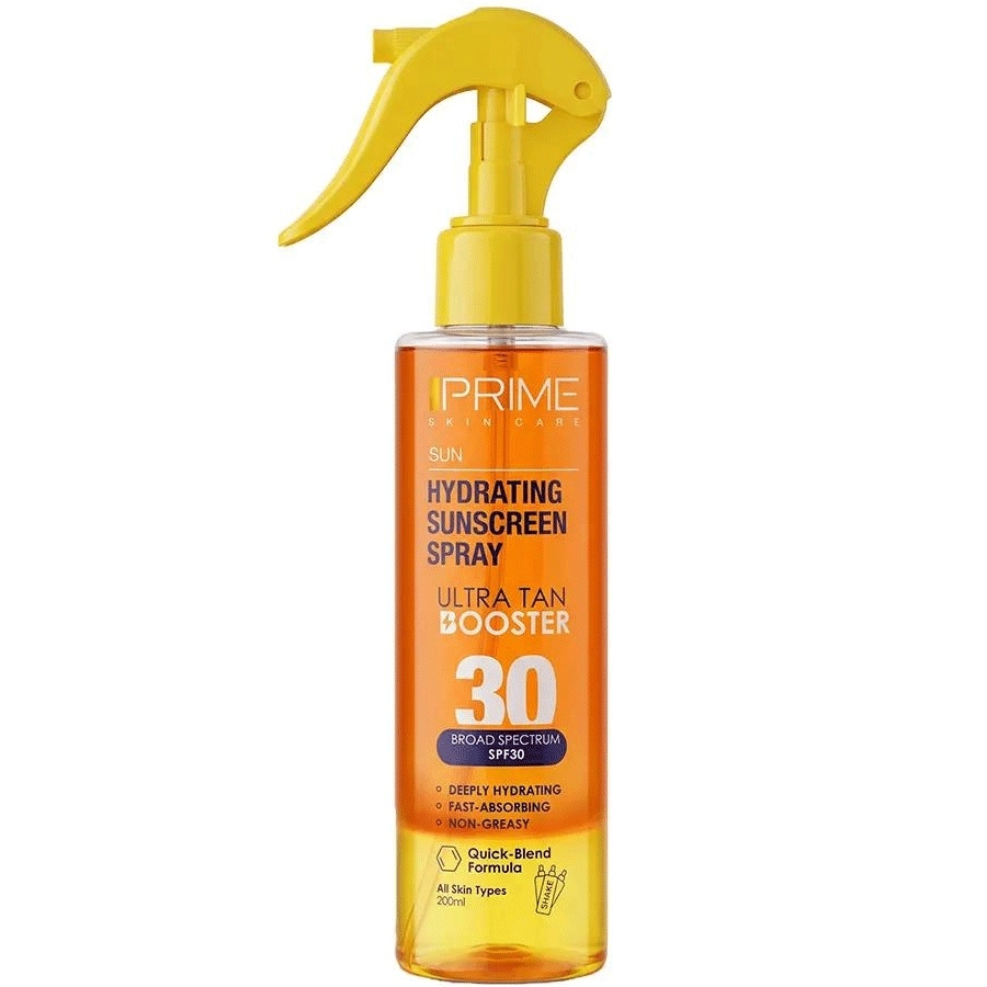 اسپری ضد آفتاب و آبرسان دو فاز پرایم SPF30