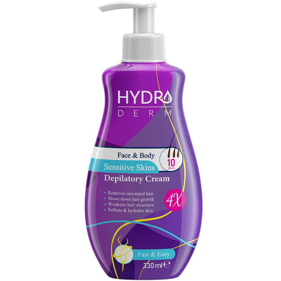 کرم موبر صورت و بدن پوست های حساس بانوان هیدرودرم 330ml