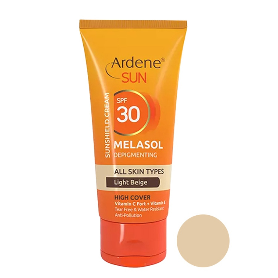 کرم ضد آفتاب ضد لک رنگی SPF30 Melasol آردن سان  
