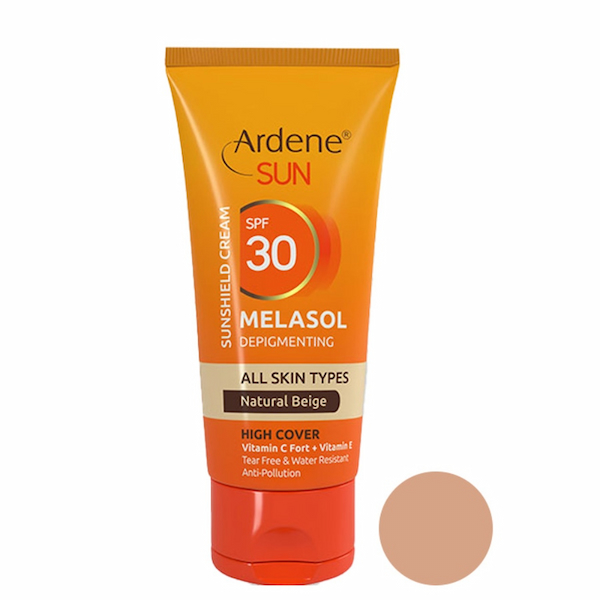 کرم ضد آفتاب ضد لک رنگی SPF30 Melasol آردن سان  