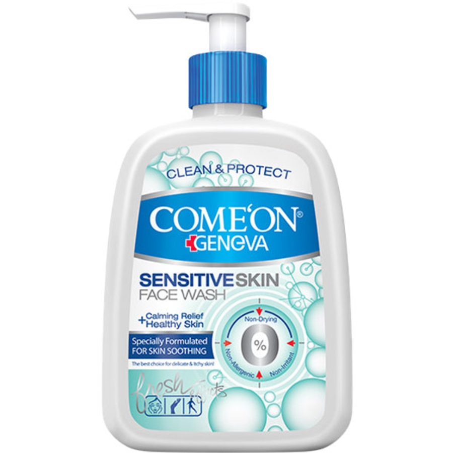 ژل شستشو صورت کامان پوست حساس 500ml