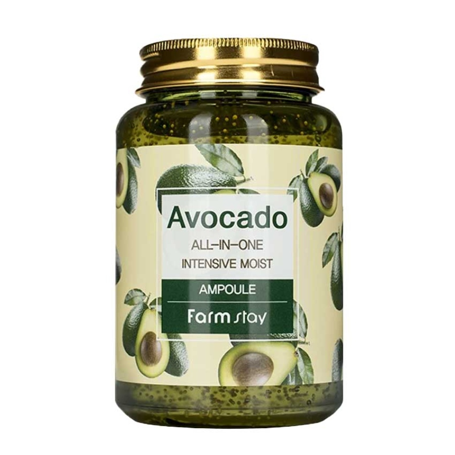 آمپول چند کاره مرطوب کننده و آبرسان آووکادو فارم استی 250ml