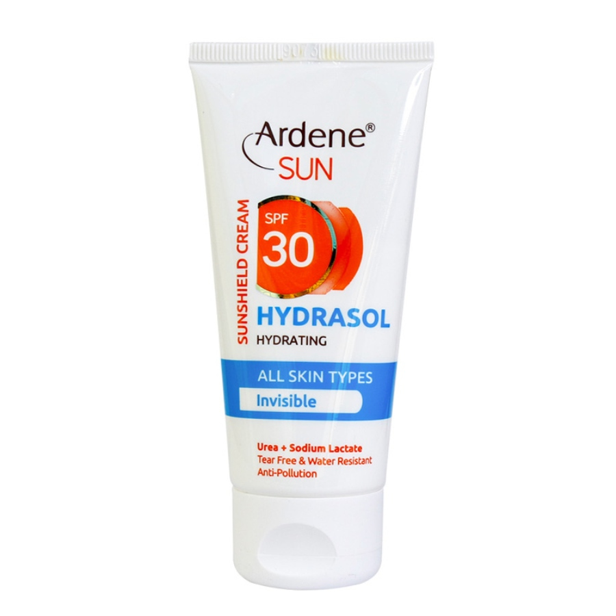 کرم ضد آفتاب بی رنگ Hydrasol SPF30 آردن سان 50ml