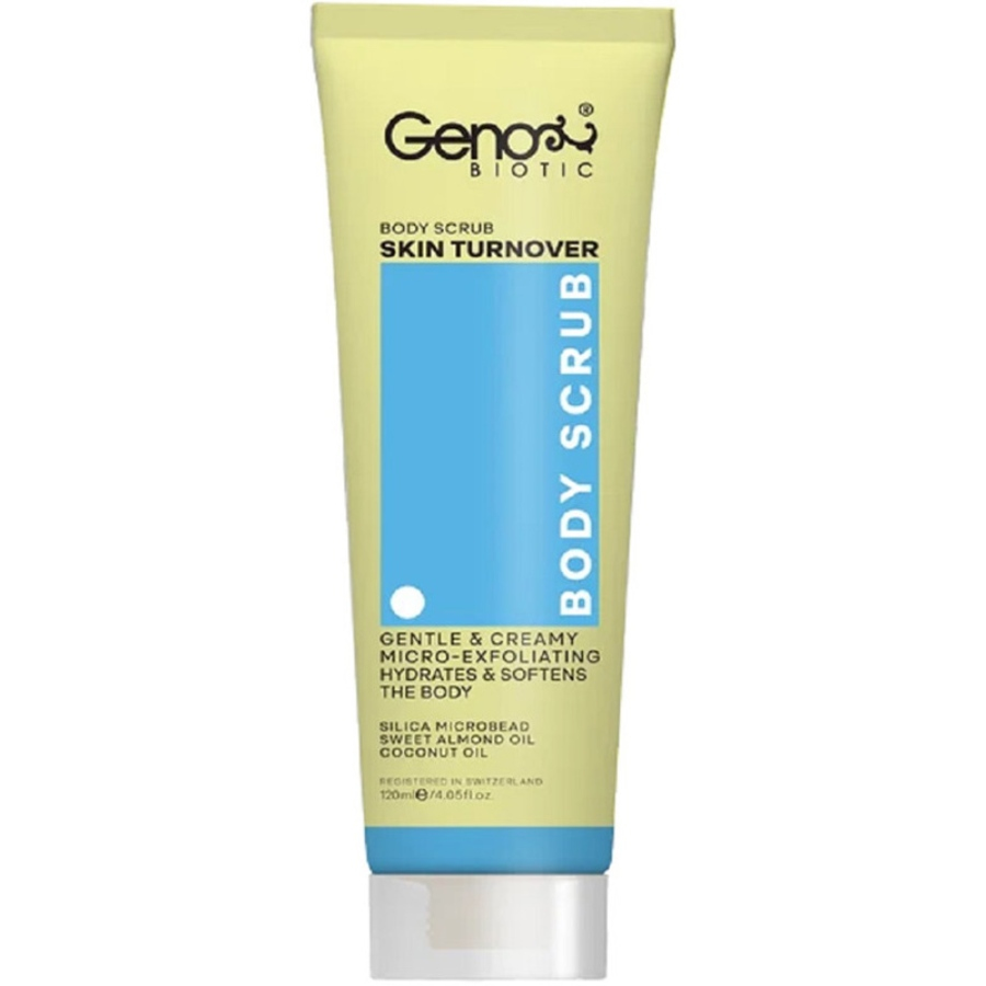 اسکراب بدن حاوی روغن بادام شیرین ژنوبایوتیک 120ml