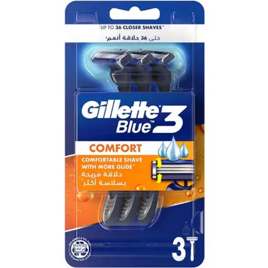 خودتراش 3 عددی ژیلت Blue 3