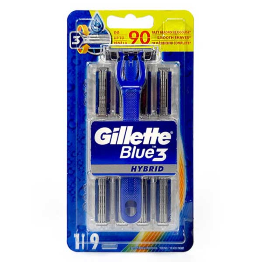 خودتراش ژیلت بلو تری 3 لبه 9 عددی