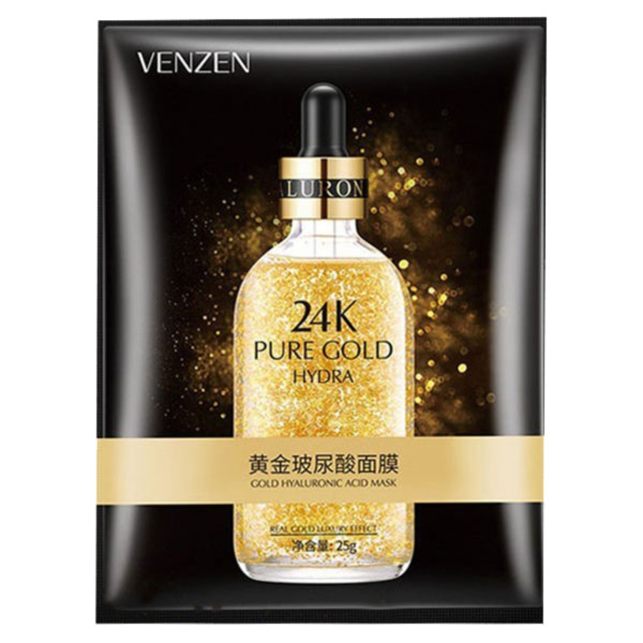 ماسک نقابی طلا و هیالورونیک اسید ونزن