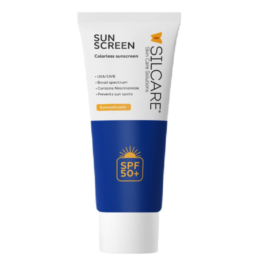 کرم ضد آفتاب سیلکر spf50 بی رنگ