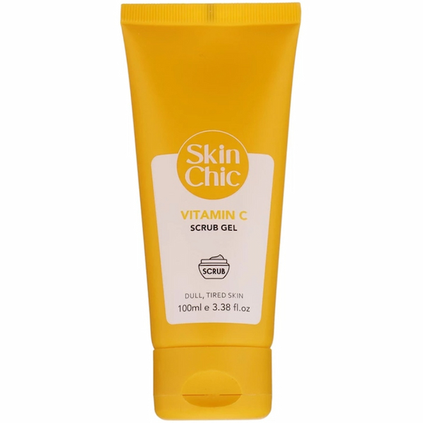 ژل اسکراب بدن ویتامین سی اسکین شیک روشن کننده 100ml