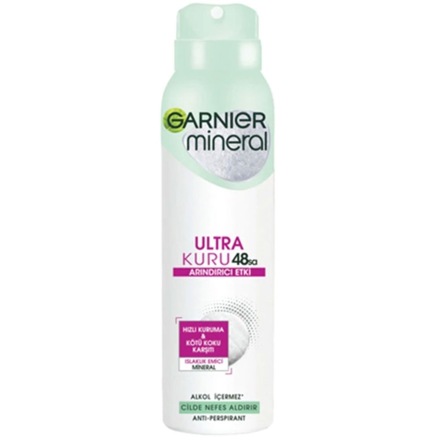 اسپری ضد تعریق زنانه اولترا درای 48 ساعته گارنیه 150ml