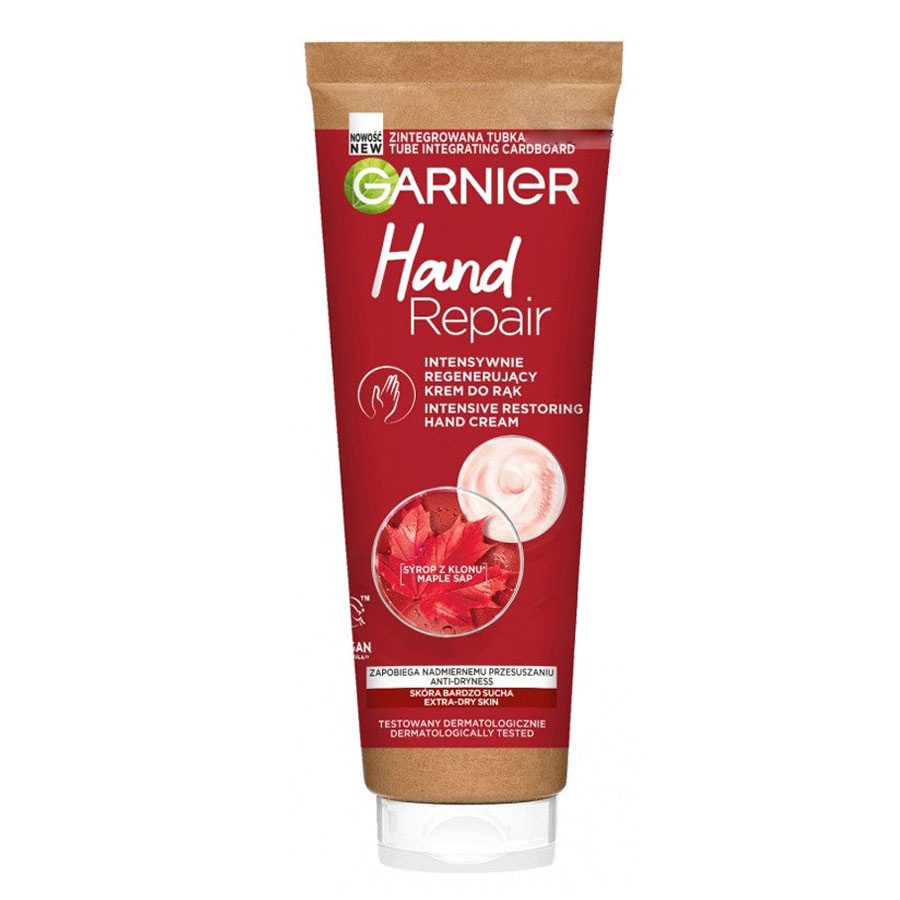 کرم دست ترمیم کننده پوست خشک گارنیه 75ml