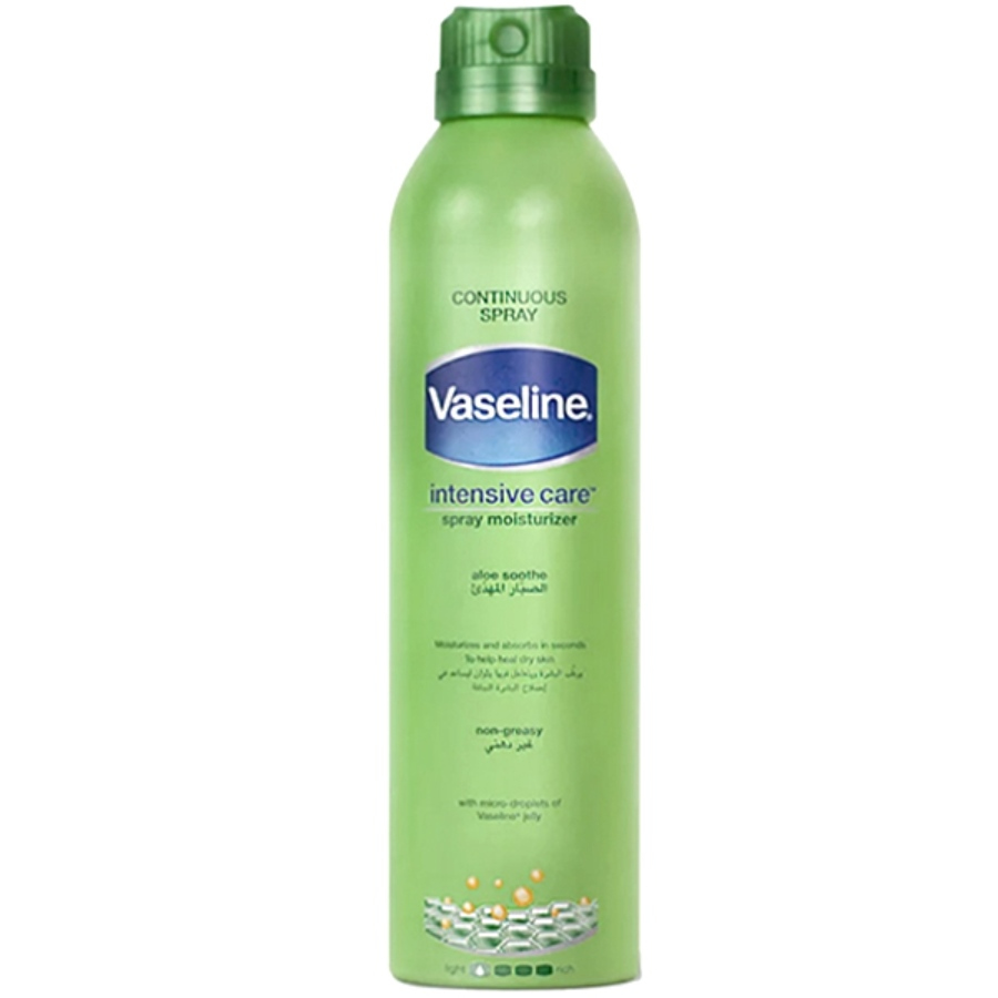 اسپری آبرسان بدن وازلین عصاره آلوئه ورا 