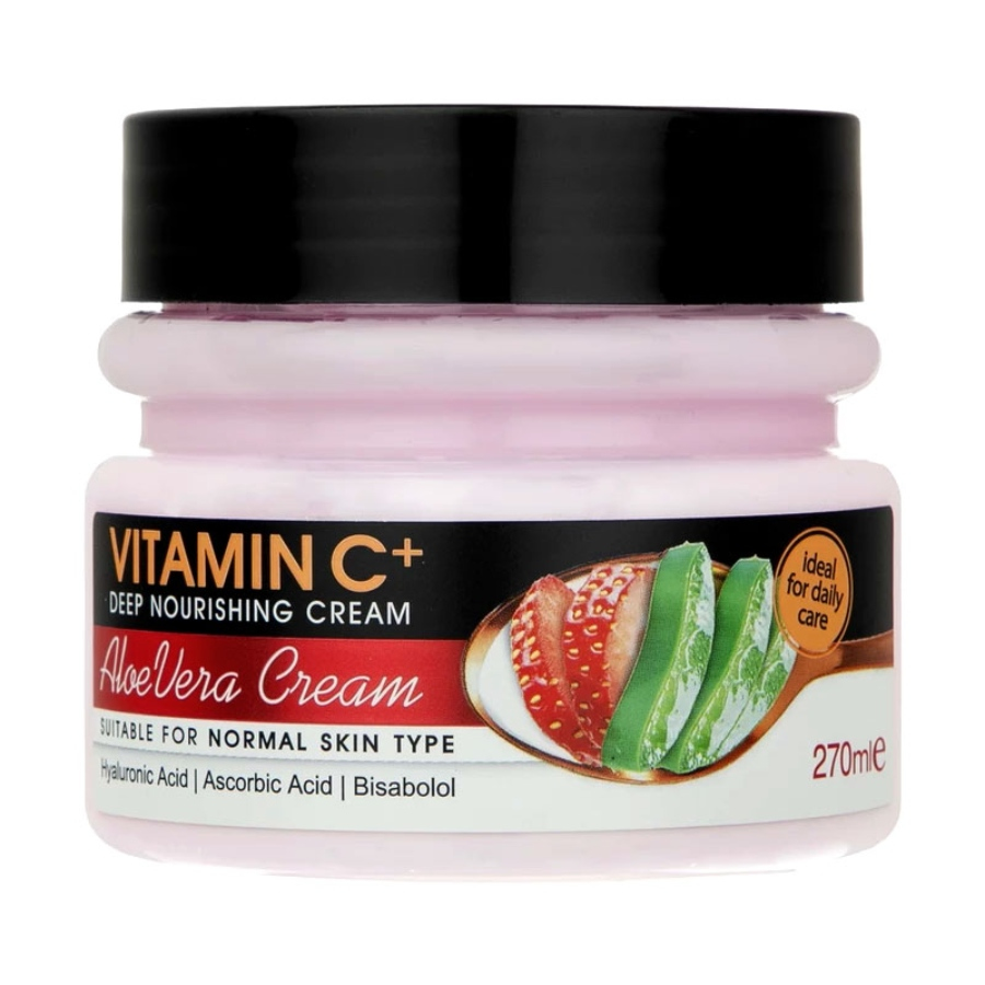 کرم آبرسان حاوی ویتامین سی و آلوئه ورا دافی 270ml