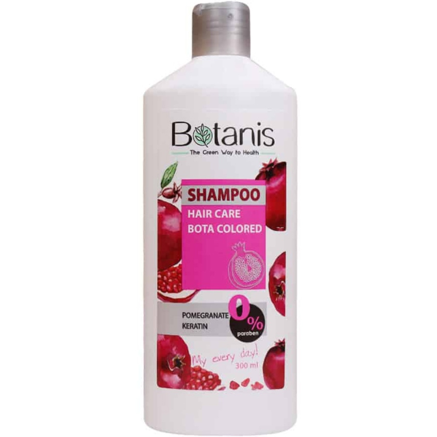 شامپو تثبیت کننده رنگ مو بوتانیس 300ml