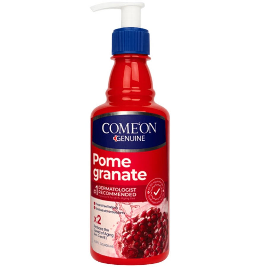 کرم مرطوب‌ کننده پمپی کامان عصاره انار 400ml