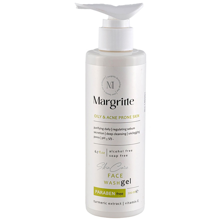 ژل شستشو پوست چرب مارگریت 200ml