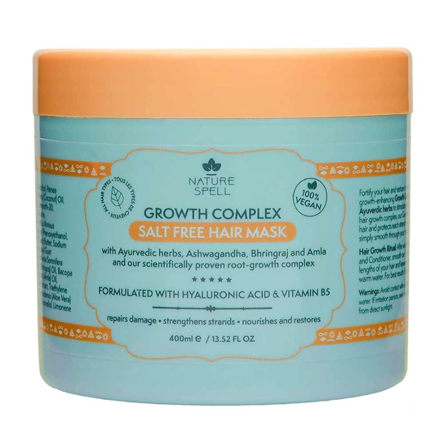 ماسک مو فاقد سولفات ضد ریزش نیچر اسپل 400ml