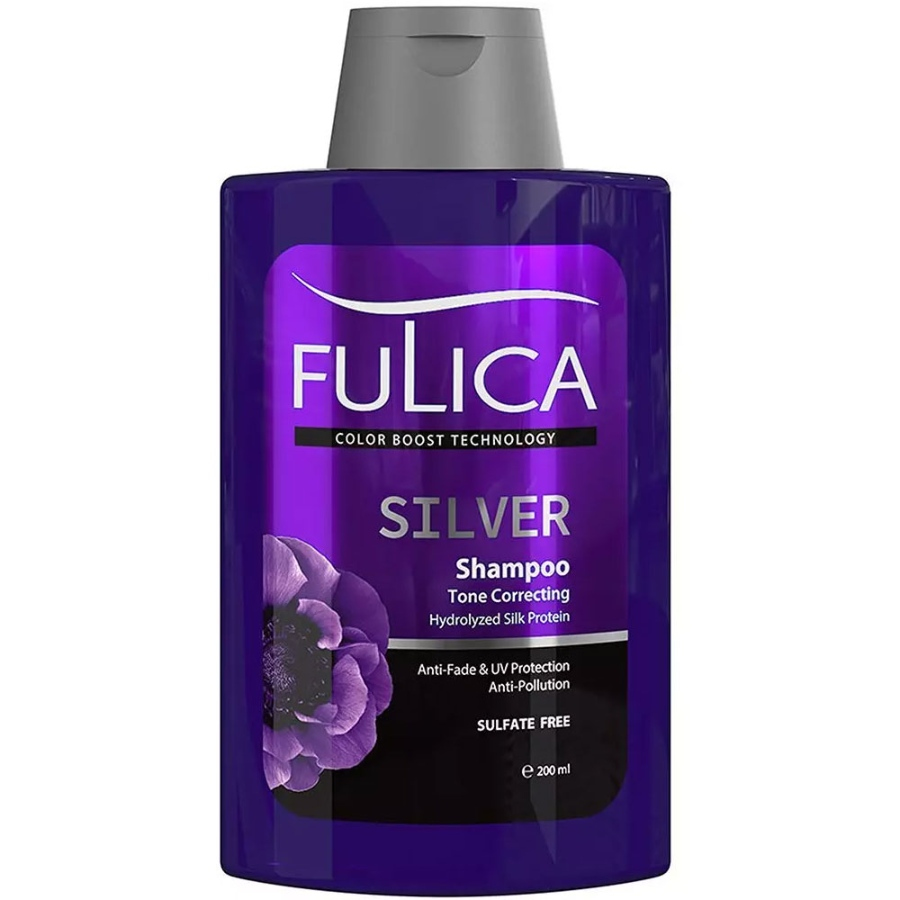 شامپو ضد زردی مو فولیکا فاقد سولفات 200ml