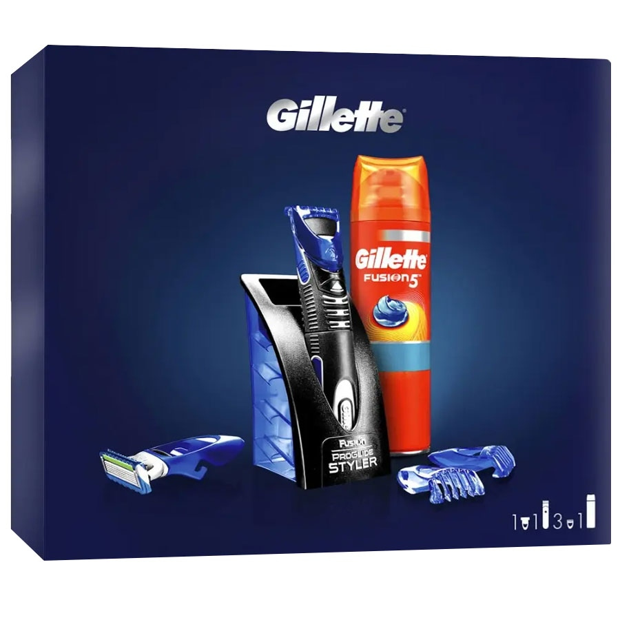 ست اصلاح 3 عددی آقایان ژیلت