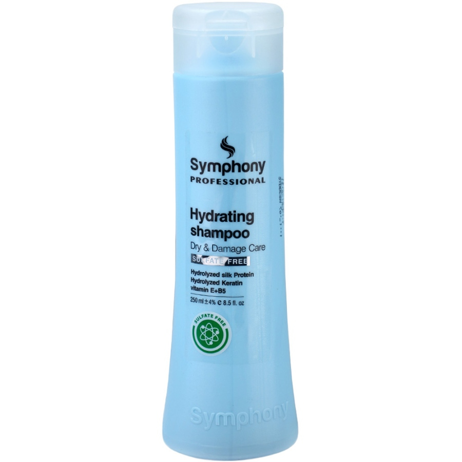 شامپو فاقد سولفات آبرسان موهای خشک سیمفونی 250ml