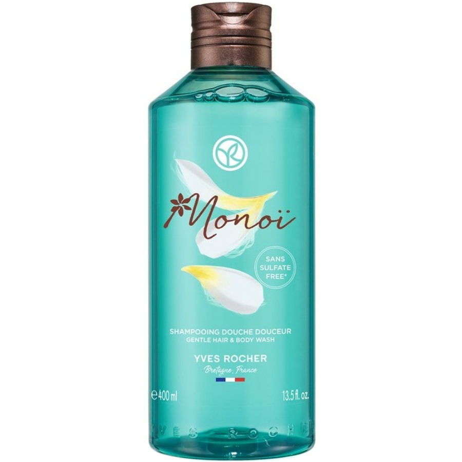 شامپو فاقد سولفات سر و بدن Monoi ایوروشه 400ml