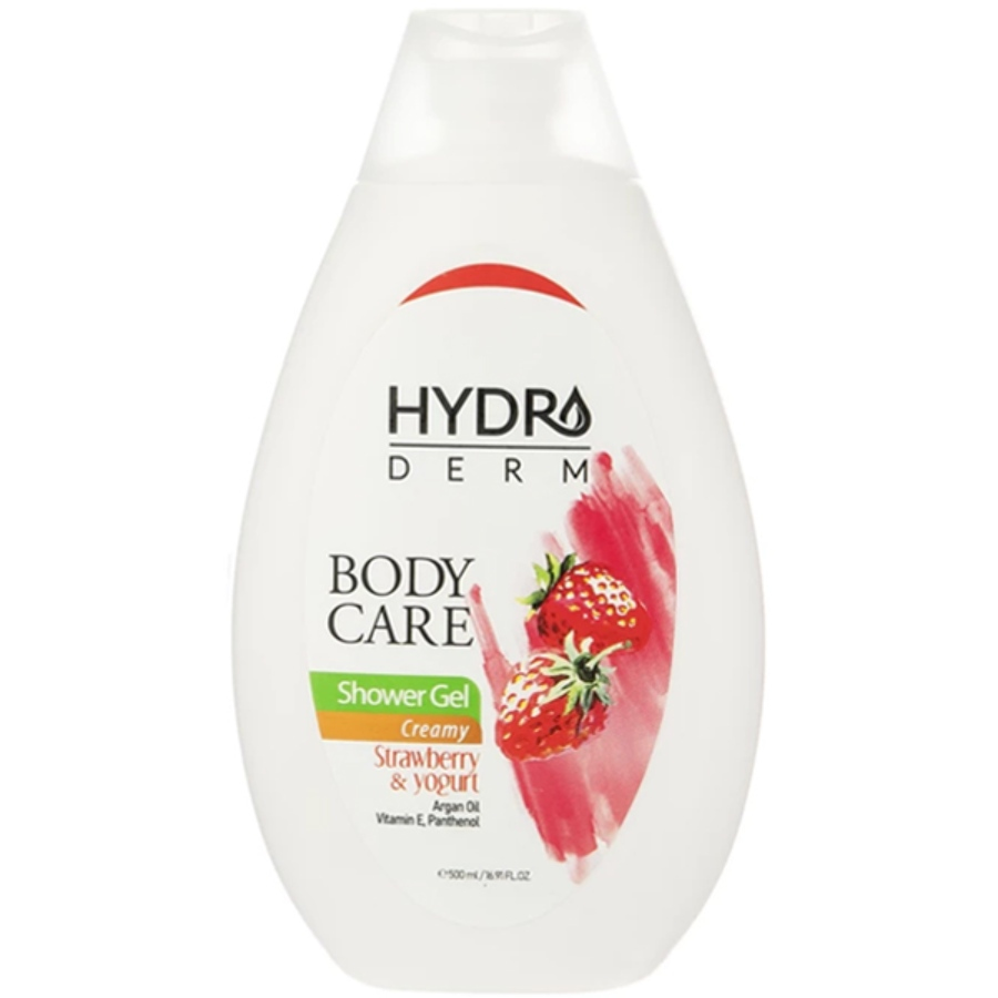 شامپو بدن هیدرودرم ماست و توت فرنگی 500ml