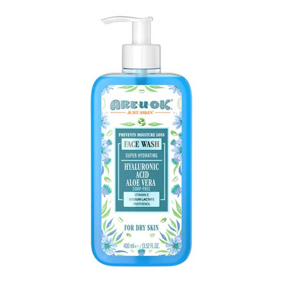ژل شستشو صورت آر یو اکی پوست خشک 400ml
