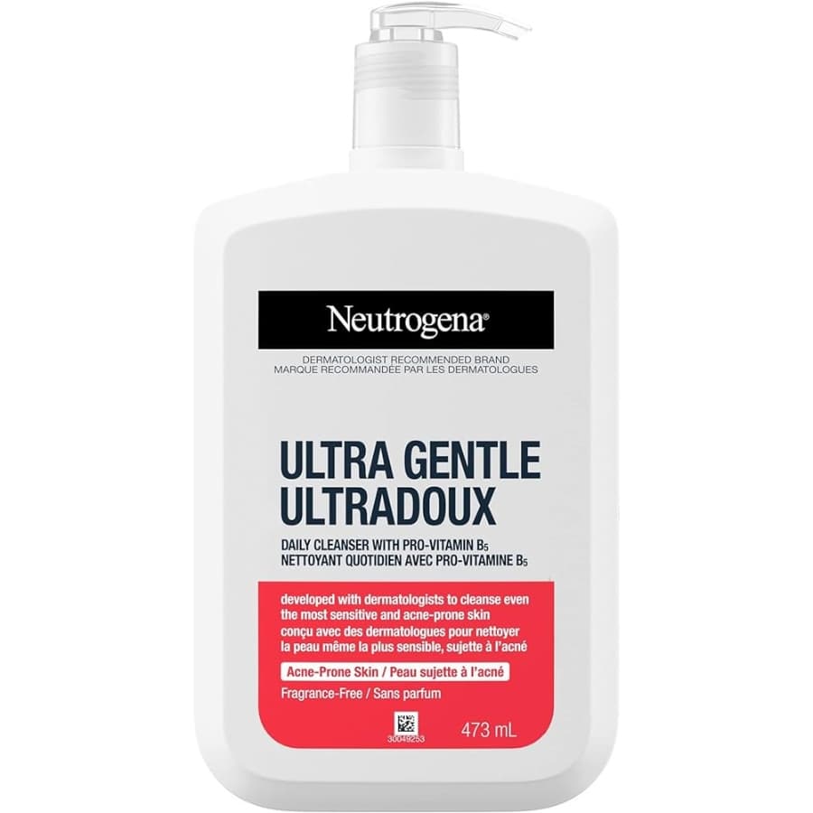 ژل شستشو نوتروژینا Ultra Gentle پوست حساس و مستعد آکنه نوتروژینا 473ml