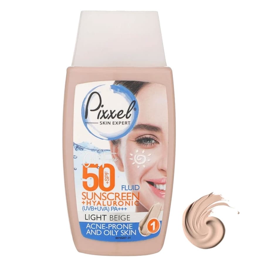 ضد آفتاب پیکسل رنگی پوست چرب SPF50